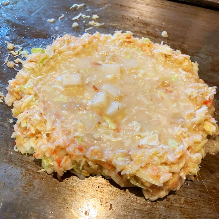 七福堂藤井寺店_もんじゃ焼き02